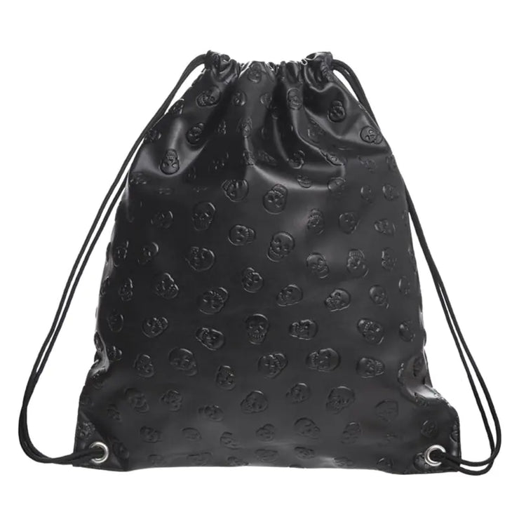 Zohra New PU Leather Drawstring Backpack for Storage