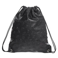 Zohra New PU Leather Drawstring Backpack for Storage
