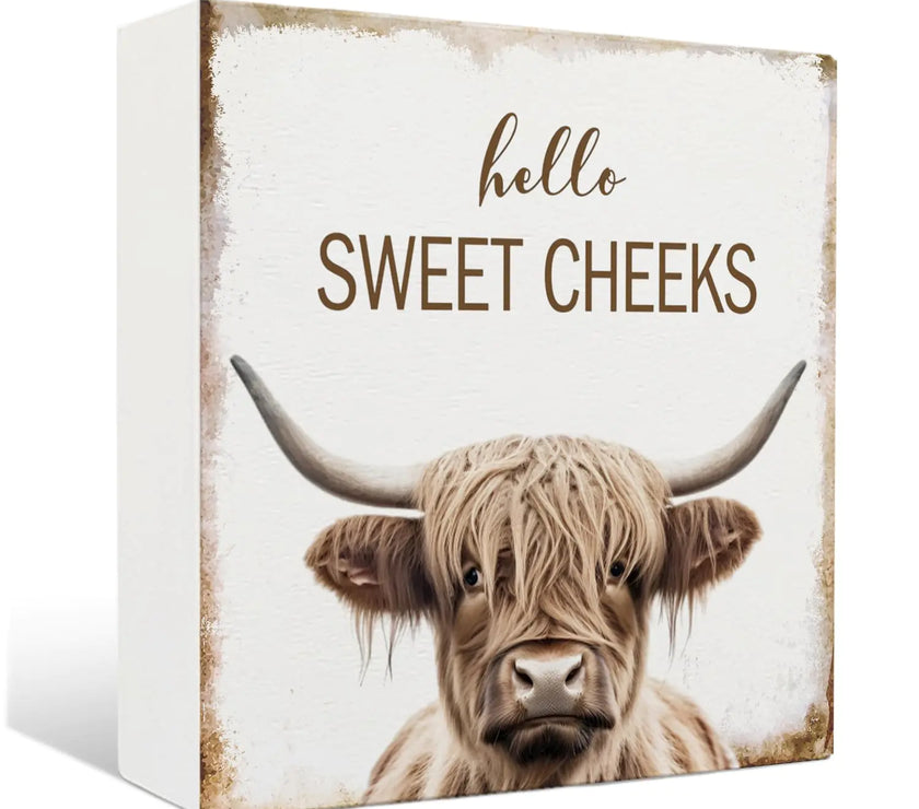 Highland Cow Bathroom Decor