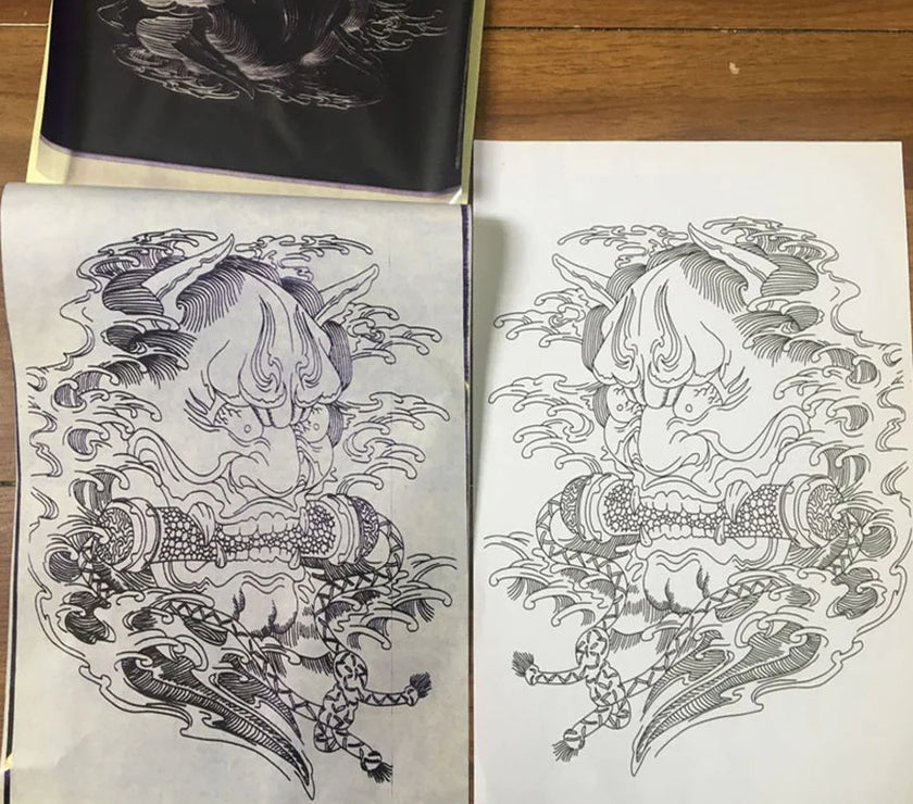Tattoo Transfer Paper Stencil Carbon Thermal Tracing Hectograph Supplies Sheets
