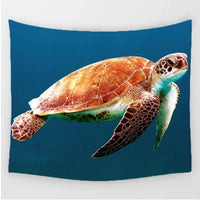 Turtle Tapestry Wall Hanging Decor