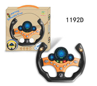 Educational Sound and Light Steering Wheel Toy for Kids